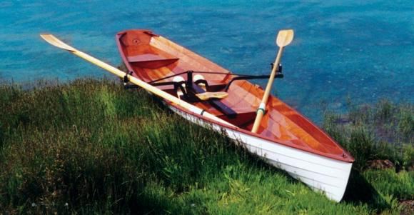An easy to build wooden rowing wherry build the row boat in 5 days
