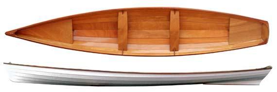 Plan of self built wherry rowing boat