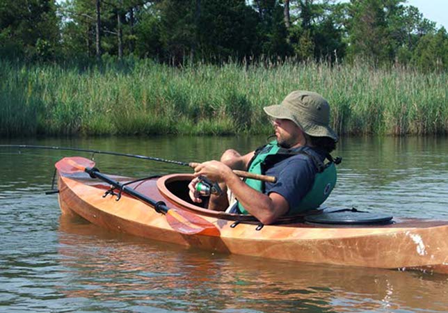 Build a fishing kayak from a Fyne Boat Kit 