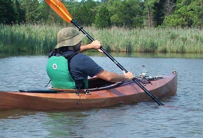 Wood Duck 12 recreational kayak self built