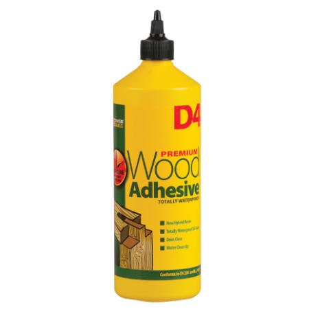 Everbuild D4 waterproof wood glue for building strip-planked boats