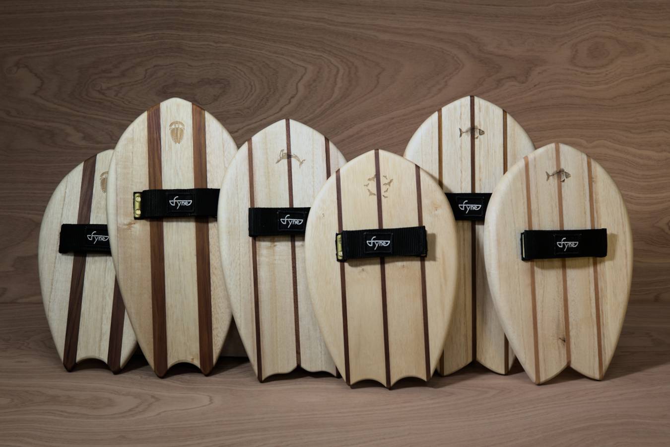 Handmade Paulownia wood handplanes in all their shapes by Fyne Boat Kits