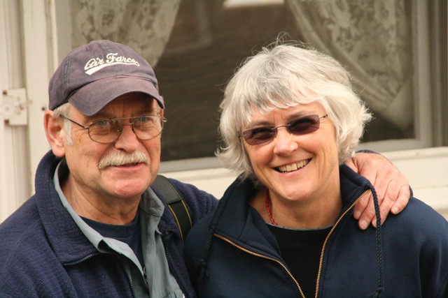 Ted and Joan, founders of Bear Mountain Boats