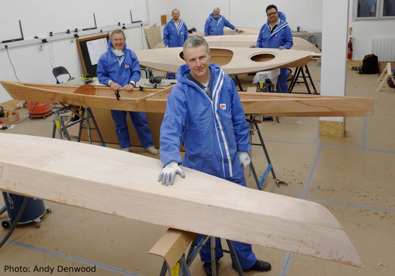 Boatbuilding course in our fully-equipped workshop at Fyne Boat Kits