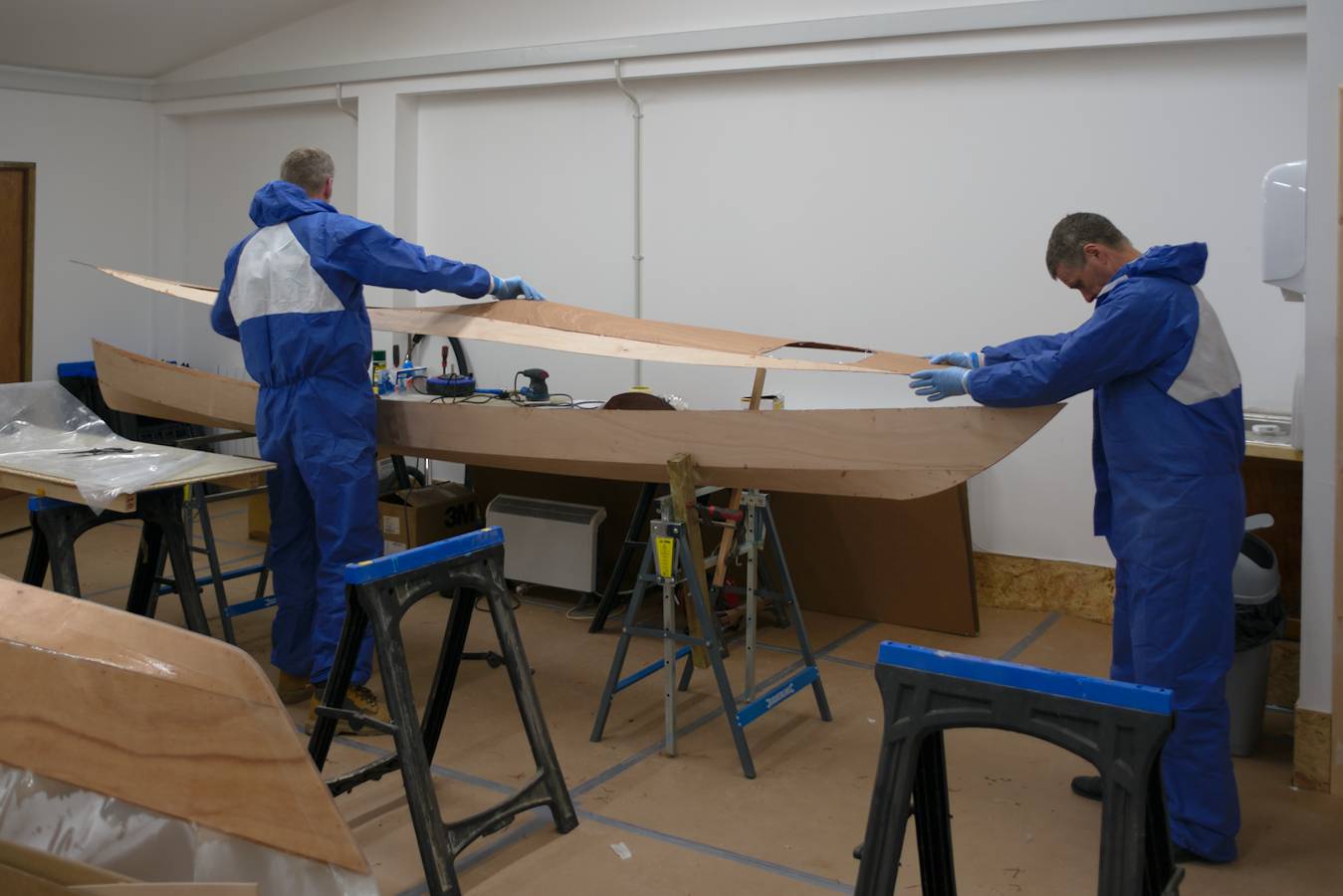 Boatbuilding course in our fully-equipped workshop at Fyne Boat Kits
