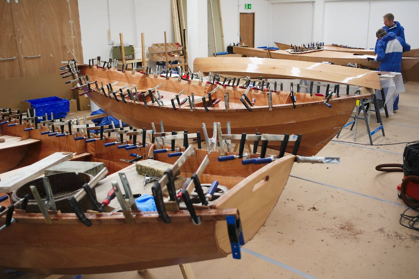 Boatbuilding course in our fully-equipped workshop at Fyne Boat Kits