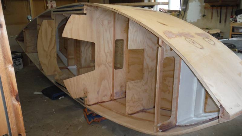 Building the canoe yawl Autumn Leaves, a wooden sailing boat for engineless coastal cruising