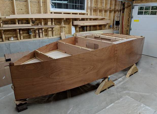 Building the canoe yawl Autumn Leaves, a wooden sailing boat for engineless coastal cruising