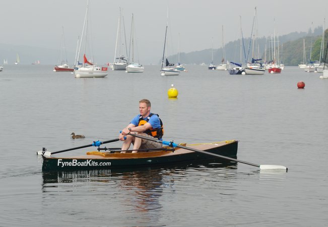 Big River rowing frame in the Mill Creek 16.5