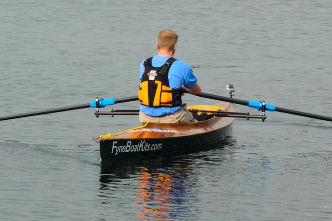 Big River rowing frame in the Mill Creek 16.5