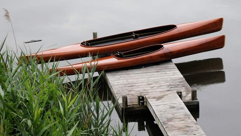 Tandem and solo microBootlegger kayaks