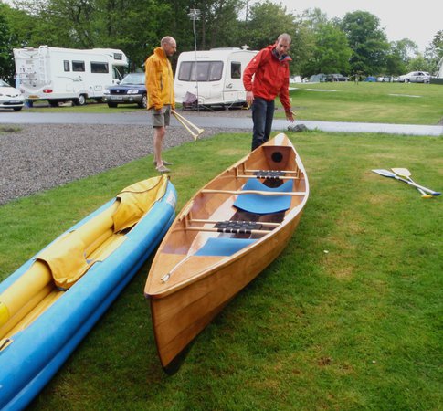 Canadian performance canoe built from a kit