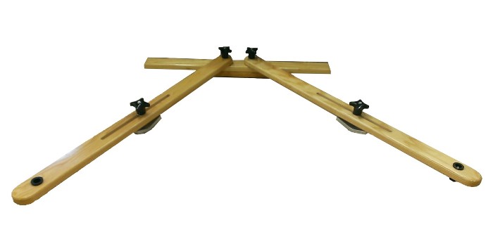 Adjustable canoe rowing rig