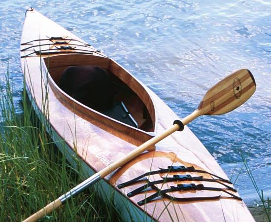 A Mill Creek 13 kayak with the Chesapeake deck hatches installed