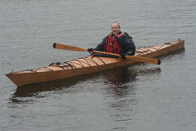 Sea kayak made in a week