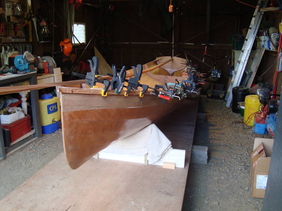Building a Fyne Boat Kits clinker rowing boat