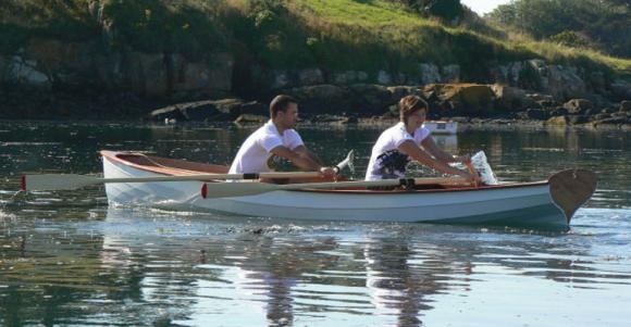 Family fun in a rowing Yawl