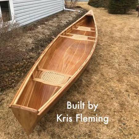 The Coppermine is an easy-to-paddle canoe with a small transom for an outboard motor