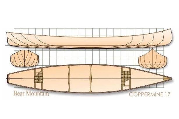 The Coppermine is an easy-to-paddle canoe with a small transom for an outboard motor