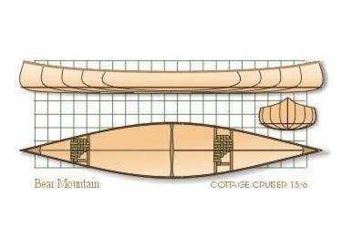 The Cottage Cruiser is a mid-sized traditional touring canoe with good performance in a range of conditions