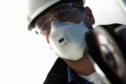 3M 9332+ protective FFP3 valved particulate masks that are comfortable to wear without excessive heat build-up