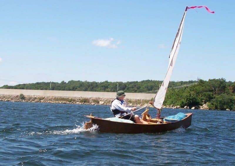 Drop-in canoe sailing lug rig by Michael Storer