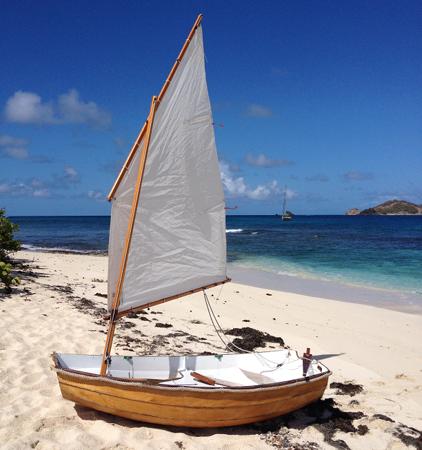 The Eastport pram makes an excellent load-carrying tender that is fun to sail and row