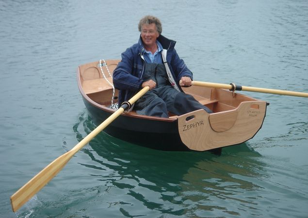 Home built clinker Eastport pram dinghy