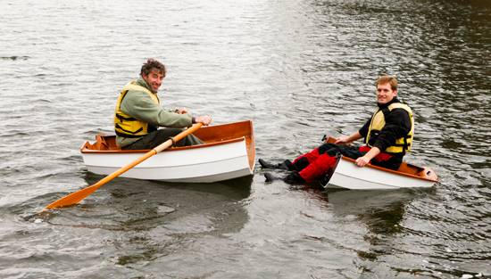 Nesting Eastport Pram rowing and sailing dinghy