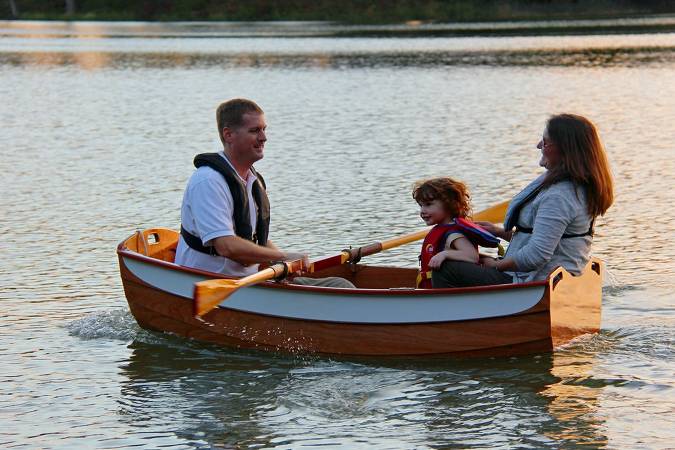 The Eastport Ultralight Dinghy is a tiny but capable rowing tender