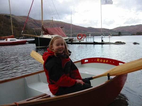 Roses first real sailing boat