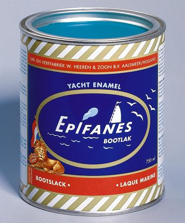 Epifanes one-component Yacht Enamel with a mirror-like gloss and excellent durability