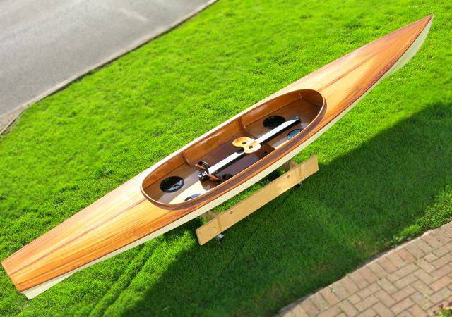 The Expedition Wherry decked rowing boat with a sliding seat