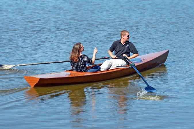 The Expedition Wherry has enough room for a passenger