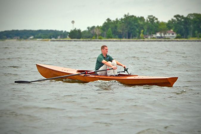 The seaworthy Expedition Wherry for fitness-oriented rowers who want to go out in cold or rough water