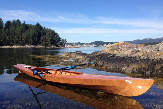 The Expedition Wherry is a fast, seaworthy rowing boat for serious sliding-seat rowers