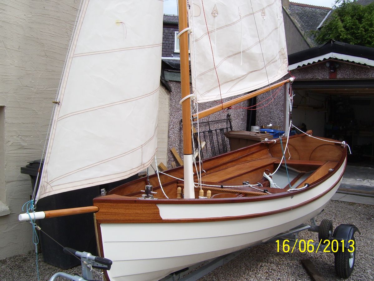 Fyne Four lightweight clinker sailing dinghy