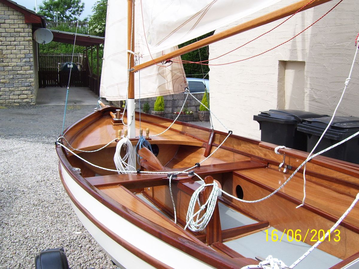 Fyne Four lightweight clinker sailing dinghy