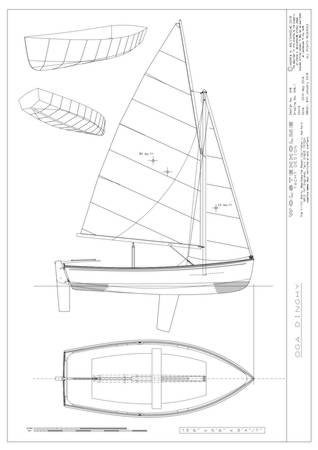 Gaffling dinghy plans