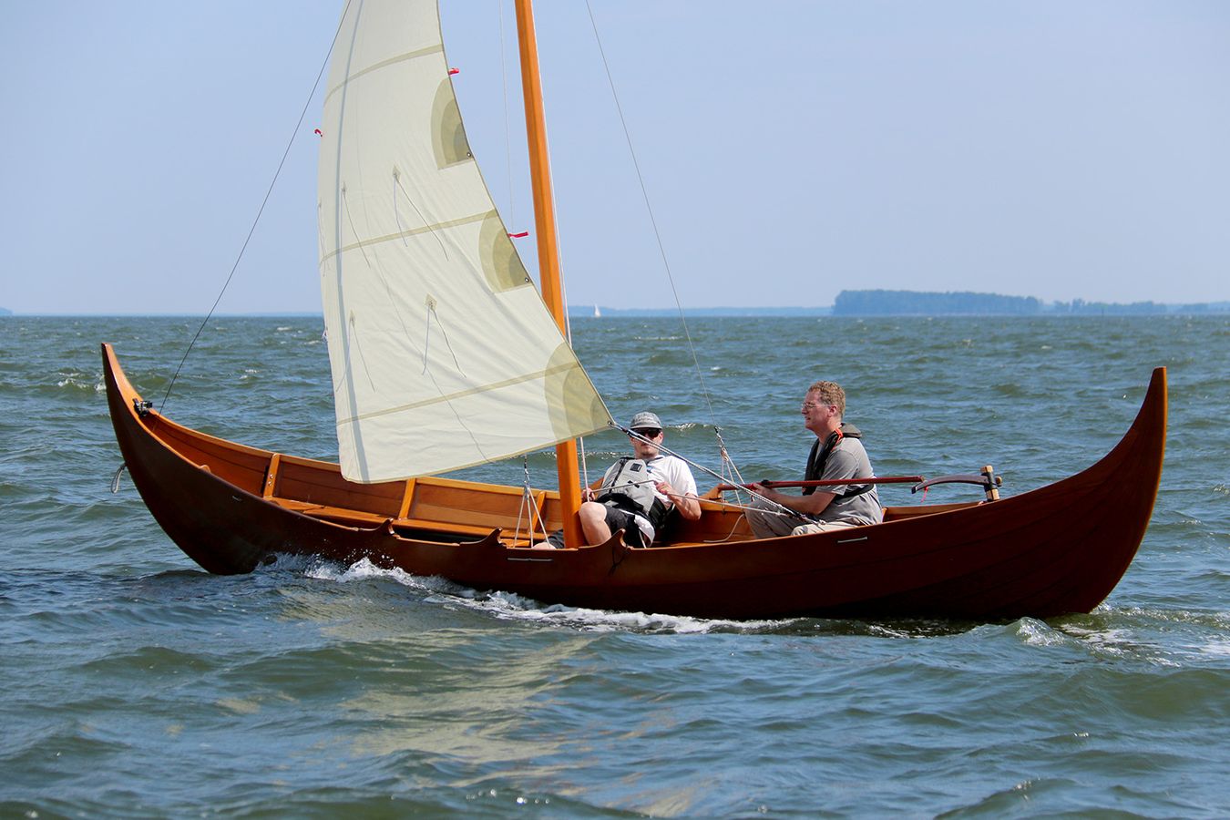 Gislinge viking boat replica available as a DIY kit