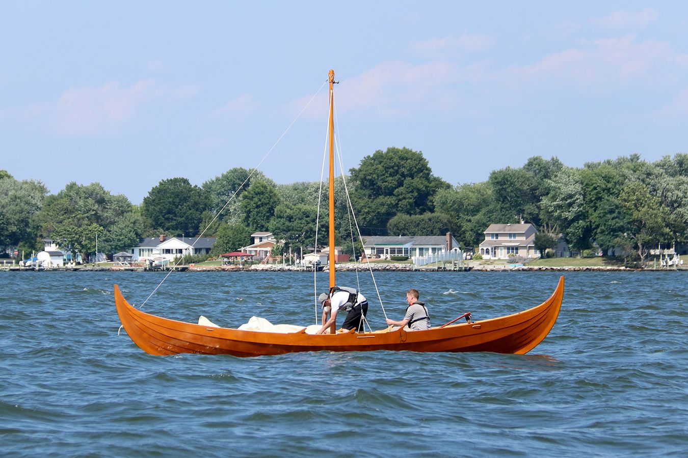 Gislinge viking boat replica available as a DIY kit