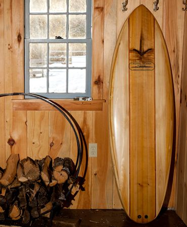 Channel Islands Biscuit wooden surfboard