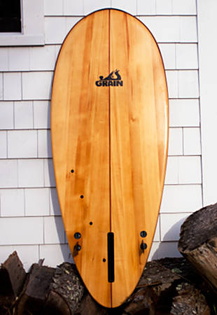 Leaf hollow wooden Paipo surfboard