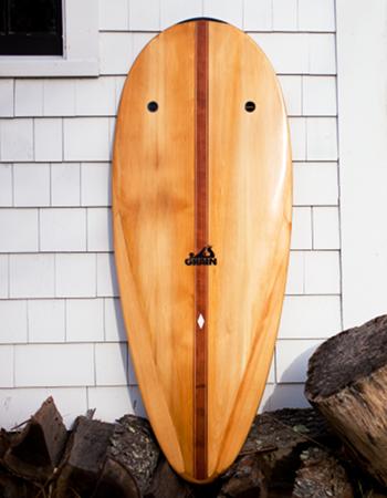 Leaf hollow wooden Paipo surfboard
