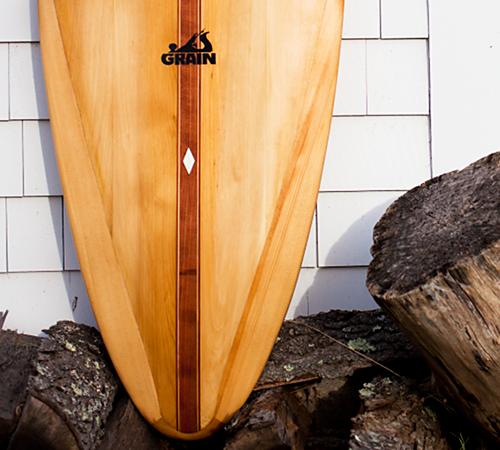 Leaf hollow wooden Paipo surfboard