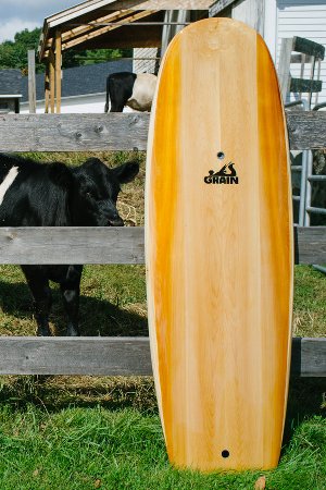 Mr Simmons hollow wooden surfboard