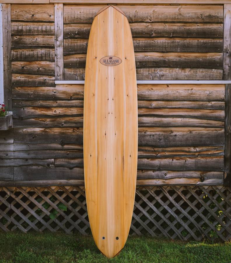 Root hollow wooden surfboard