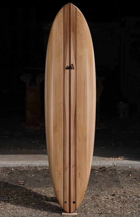 Sapling hollow wooden surfboard