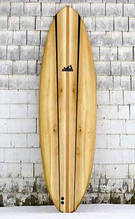 Seed hollow wooden surfboard