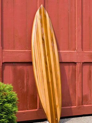 Seed hollow wooden surfboard